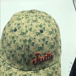 Justin Digital Camo, One Size Fits Most Hat Cap